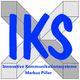 Logo mit blauen Buchstaben "IKS" und Text "Innovative Kommunikationssysteme Markus Piller".