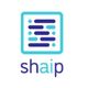 Logo with lines and dots inside a square, "shaip" text below in blue and teal.