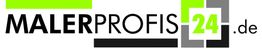 Logo von MALERPROFIS24.de mit grün-schwarzen und grauen Farbakzenten.