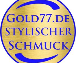 Gold77.de | Stylischer Schmuck Logo