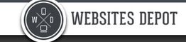 Websites Depot logo with a circular design featuring the initials W, D, and a monitor.