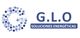 Logo de G.L.O con texto: "SOLUCIONES ENERGÉTICAS" en azul y círculo de puntos.