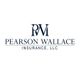 Logo of Pearson Wallace Insurance, LLC on a white background with stylized "PW" initials.