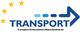 Logo mit Pfeil, vier gelben Sternen und dem Wort "Transport".