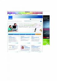 Webseite mit Informationen zur zahnmedizinischen Abrechnung, Bildern von Menschen und Textblöcken.