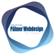 Logo von Pälmer Webdesign: Blauer Hintergrund mit Text "web.print.foto" und "SPdigital".
