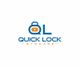 Quick Lock Storage logo with a padlock forming the letters "QL" in blue and orange.