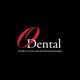 Logo with a red "O" and "Dental" text; tagline: "A Smile is a Curve that Sets Everything Straight."