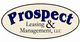 Logo: "Prospect Leasing & Management, LLC" in a blue and beige oval design.