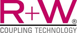 Logo von R+W mit der Aufschrift "Coupling Technology" in Rot und Grau.