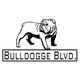 Drawing of a bulldog above the text "Bulldogge Blvd."
