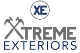 Logo of Xtreme Exteriors with crossed hammers and XE initials.