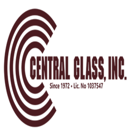 Logo of Central Glass, Inc. featuring concentric arcs and text, established in 1972.