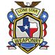 Emblem with Texas flag and eagle, reads "Lone Star Weaponry".