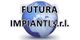 Logo con un globo terrestre e le scritte "Futura Impianti s.r.l." in sovrimpressione.