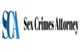Logo with "SCA" and "Sex Crimes Attorney" text in blue and black.