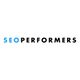 SEO Performers logo: "SEO" in blue, "PERFORMERS" in black, simple and modern design.