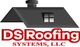 Logo of DS Roofing Systems, LLC with a stylized roof and chimney above the text.