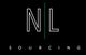 Logo featuring "N | L" over "SOURCING" on a black background.