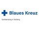Logo des Blauen Kreuzes mit Text "Suchtberatung in Stolberg".