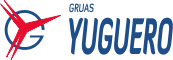 Logo de Grupo Yuguero con diseño en rojo y azul.