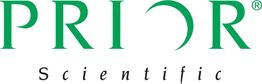 Logo mit grünem Text "PRIOR" und schwarzem Text "Scientific" darunter.