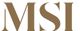 Brown "MSI" letters on a white background.