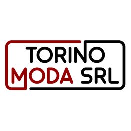 Logo di Torino Moda SRL con testo in nero e rosso.