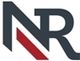 Stylized logo with letters "NR" in dark gray and red diagonal accents.