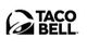 Taco Bell logo featuring a stylized bell image next to the brand name in bold letters.