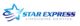 Logo of Star Express Limousine Service with a stylized star and streaks in blue gradient.