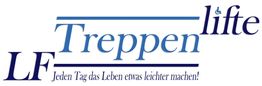 Logo mit Schriftzug "LF Treppenlifte - Jeden Tag das Leben etwas leichter machen!"