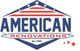 American Renovations logo with stars and stripes theme, est. 1996, three red stars below.