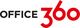 Schwarzer Text "Office" und roter Text "360" auf weißem Hintergrund.
