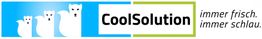 Drei Eisbären, Text: "CoolSolution - immer frisch. immer schlau."