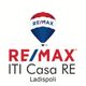 Logo RE/MAX con mongolfiera e testo: "ITI Casa RE Ladispoli".