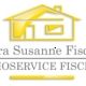 Logo von Immoservice Fischer mit gelbem Haus und Text "Petra Susanne Fischer, IMMOSERVICE FISCHER".