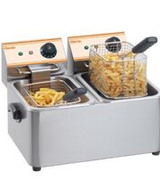 Elektro Doppel-Friteuse