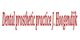 Tekst in rood: "Dental prosthetic practice J. Hoogendijk".