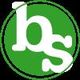 Grünes Logo mit den weißen Buchstaben "b" und "s" in einem Kreis.