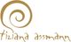 Goldenes Spirallogo mit Schriftzug "tiziana assmann" darunter.