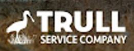 "Logo reading 'Trull Service Company' with a crane silhouette on the left."