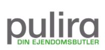 Pulira logo med teksten "Din Ejendomsbutler" i grøn under.