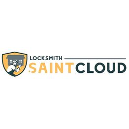 Logo for Locksmith Saint Cloud with a shield and a locksmith icon.