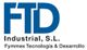 Logo de FTD Industrial, S.L., con texto "Fymmex Tecnología & Desarrollo" en negro y azul.