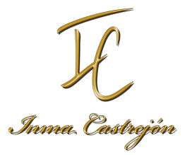 Logo dorado con las letras "IC" y el nombre "Inma Castrejón" en cursiva.
