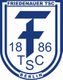 Blau-weißes Logo des Friedenauer TSC Berlin, gegründet 1886.