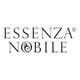Logo mit dem Text "ESSENZA NOBILE" und einem dekorativen Symbol im Buchstaben "O".