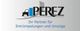 Logo von Perez mit Lkw-Design; Text: "Ihr Partner für Entrümpelungen und Umzüge".