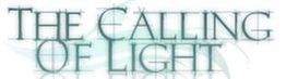 "The Calling of Light" text in elegant, slender font with a subtle glowing effect.